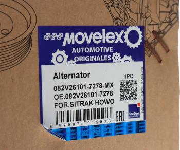 14 549 р. Генератор SITRAK HOWO MOVELEX MOVELEX 082v261017278-mx  с доставкой в г. Кемерово. Увеличить фотографию 6