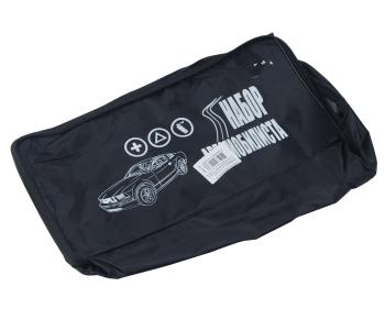 203 р. Сумка под набор автомобилиста чернаячерная белый замок NO NAME 7011638  с доставкой в г. Кемерово. Увеличить фотографию 1