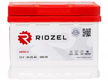 7 749 р. Аккумулятор RIDZEL 65Ач обратная полярность RIDZEL 6ст65(0) ab065.0  с доставкой в г. Кемерово. Увеличить фотографию 1