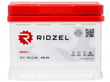 7 749 р. Аккумулятор RIDZEL 65Ач RIDZEL 6ст65(1) ab065.1  с доставкой в г. Кемерово. Увеличить фотографию 1