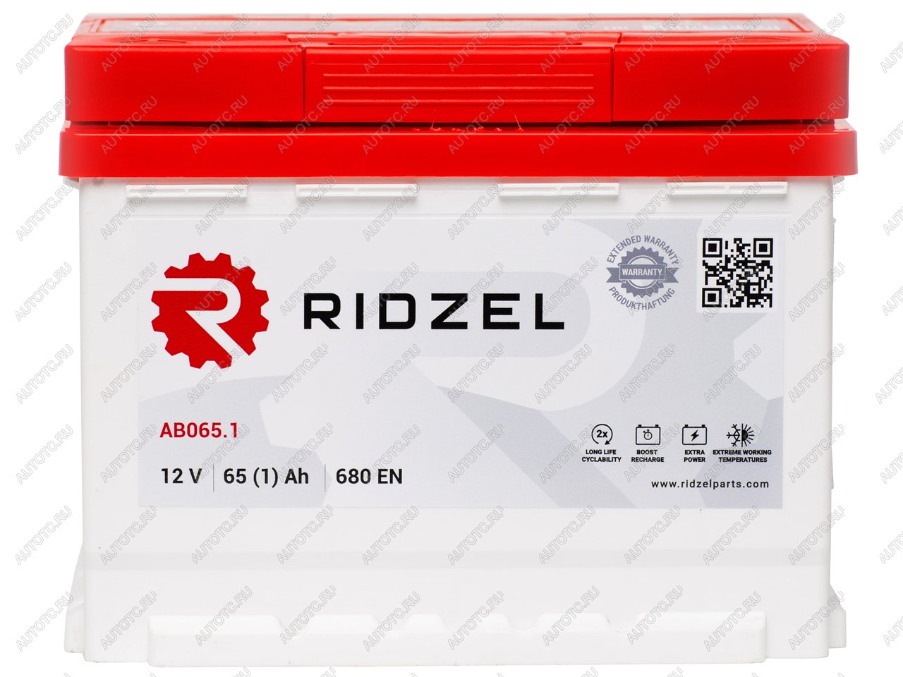 7 749 р. Аккумулятор RIDZEL 65Ач RIDZEL 6ст65(1) ab065.1  с доставкой в г. Кемерово