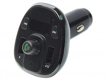 1 099 р. Устройство зарядное в прикуриватель с трансмиттером (bluetooth,hands free) черное XO XO bcc05 black  с доставкой в г. Кемерово. Увеличить фотографию 1