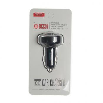 1 359 р. Устройство зарядное в прикуриватель с трансмиттером (bluetooth,hands free) черное XO XO bcc01 black  с доставкой в г. Кемерово. Увеличить фотографию 3