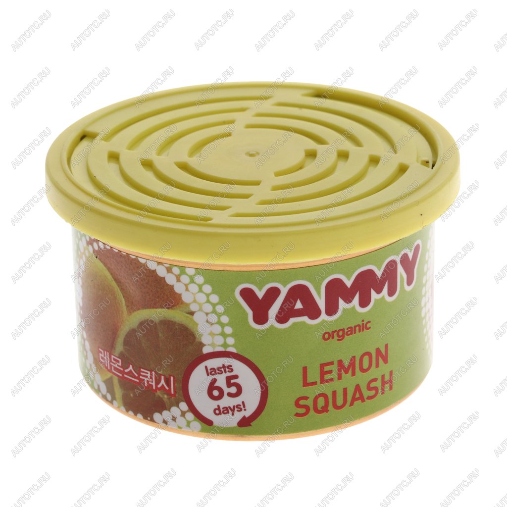 369 р. Ароматизатор на панель приборов (лимонный сквош) 55г Organic YAMMY YAMMY d013  с доставкой в г. Кемерово