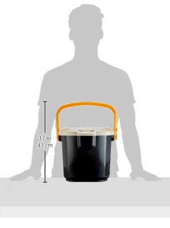 1 999 р. Ящик экспедиционный IRIS RV BOX Bucket 15B, 15 литров 34x32x28 см., бежевыйчерный  bucket 15bh  с доставкой в г. Кемерово. Увеличить фотографию 4