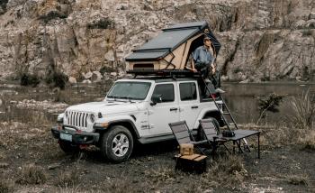 231 159 р. Палатка на крышу автомобиля Wild Land Bush Cruiser 140 V2 Pro, с лестницей  900006-0002-0004.set  с доставкой в г. Кемерово. Увеличить фотографию 16