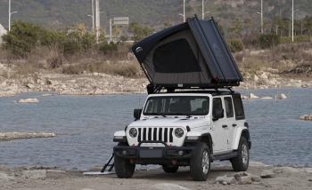 182 469 р. Палатка на крышу автомобиля Wild Land Desert Cruiser 120 Pro с лестницей  900002-0001-0007.set  с доставкой в г. Кемерово. Увеличить фотографию 21