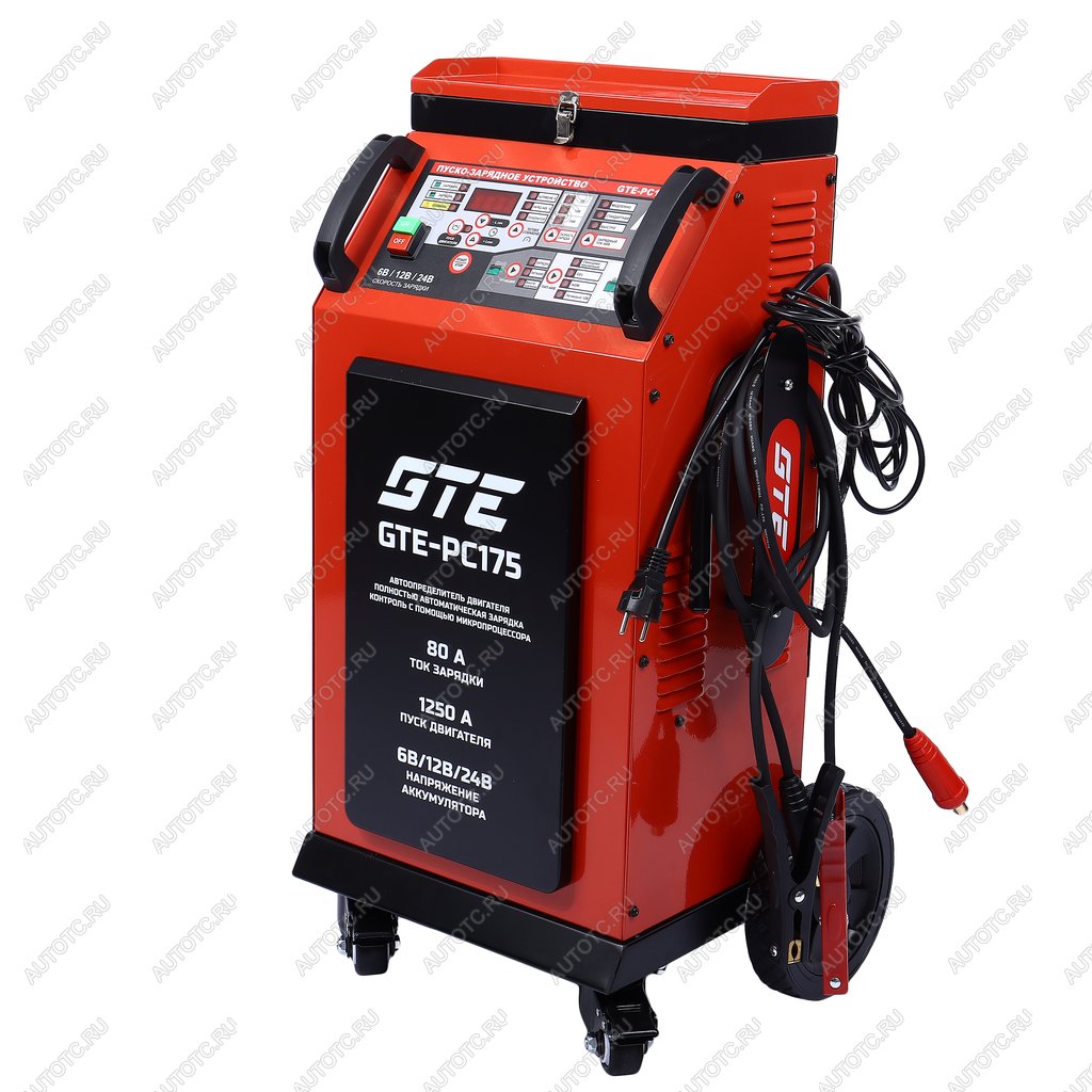 50 999 р. Устройство пуско-зарядное 12-24V80-750Ач1250А передвижное GTE GTE gte-pc175  с доставкой в г. Кемерово