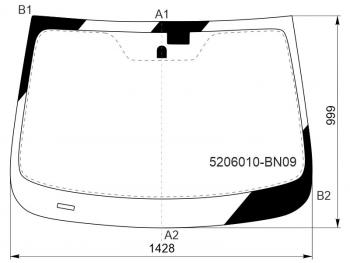 6 799 р. Стекло лобовое (Антенна) Changan Eado Plus 19- FUYAO 5206010-BN09  с доставкой в г. Кемерово. Увеличить фотографию 1
