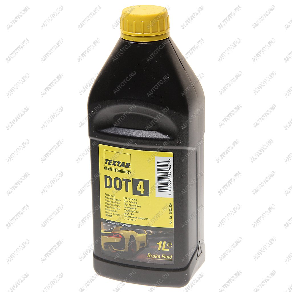 969 р. Жидкость тормозная DOT-4 1л TEXTAR TEXTAR 95002200  с доставкой в г. Кемерово
