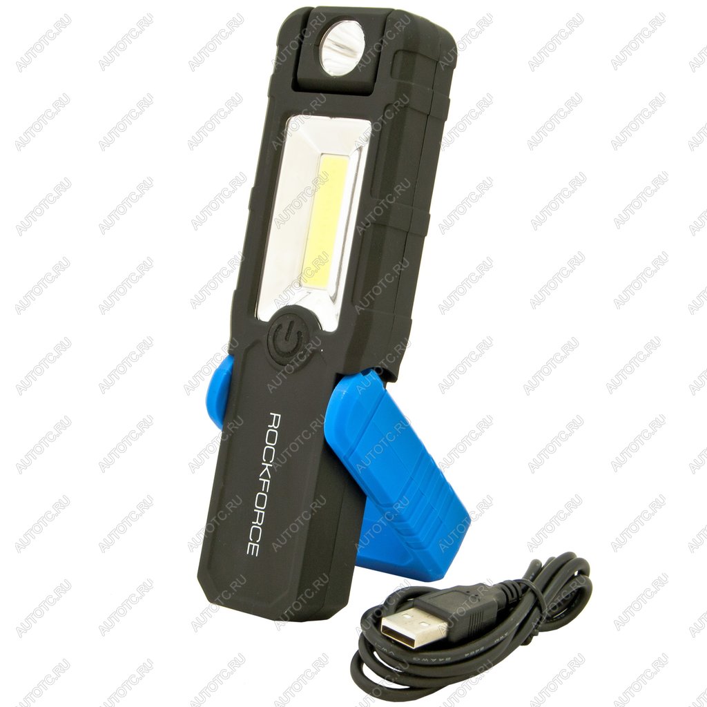 1 429 р. Лампа светодиодная 5W COB+1W,250Lm,2000mAh,магнит,180град. ROCKFORCE ROCKFORCE rf-f-01402  с доставкой в г. Кемерово