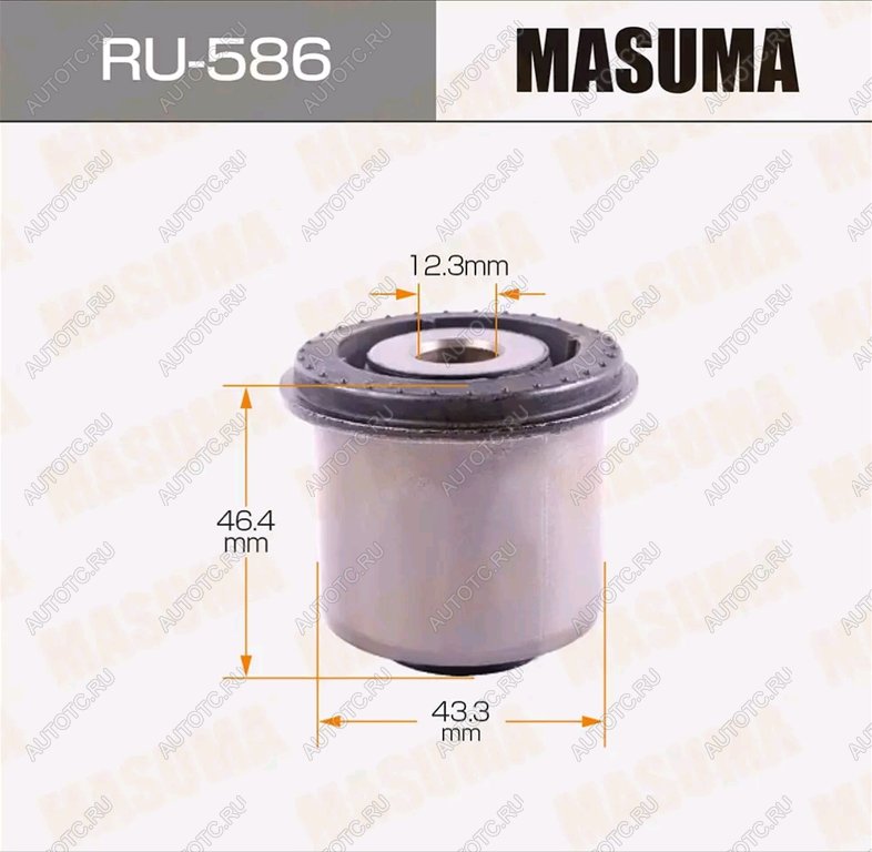 599 р. Сайлентблок HONDA Civic (00-05) кулака поворотного заднего нижний MASUMA MASUMA ru-586  с доставкой в г. Кемерово