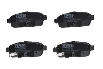 1 349 р. Колодки тормозные CHEVROLET Cruze (09-),Orlando (10-) задние (4шт.) BSG BSG bsg65200019  с доставкой в г. Кемерово. Увеличить фотографию 1