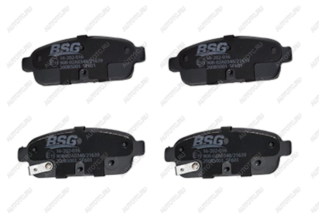1 349 р. Колодки тормозные CHEVROLET Cruze (09-),Orlando (10-) задние (4шт.) BSG BSG bsg65200019  с доставкой в г. Кемерово