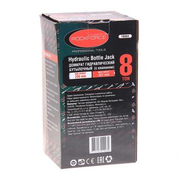2 399 р. Домкрат бутылочный 8т 190-360мм с клапаном ROCKFORCE ROCKFORCE rf-t90804  с доставкой в г. Кемерово. Увеличить фотографию 3