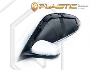 2 299 р.  Дефлектора окон CA-Plastic Oshan X7 (2019-2022) (серия Classic полупрозрачный, без хром. молдинга)  с доставкой в г. Кемерово. Увеличить фотографию 2