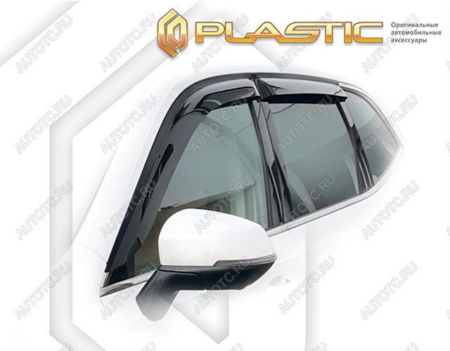 2 199 р. Дефлектора окон (рынок Китая) CA-Plastic Haval H6 B01 (2020-2024) (серия Classic полупрозрачный)  с доставкой в г. Кемерово