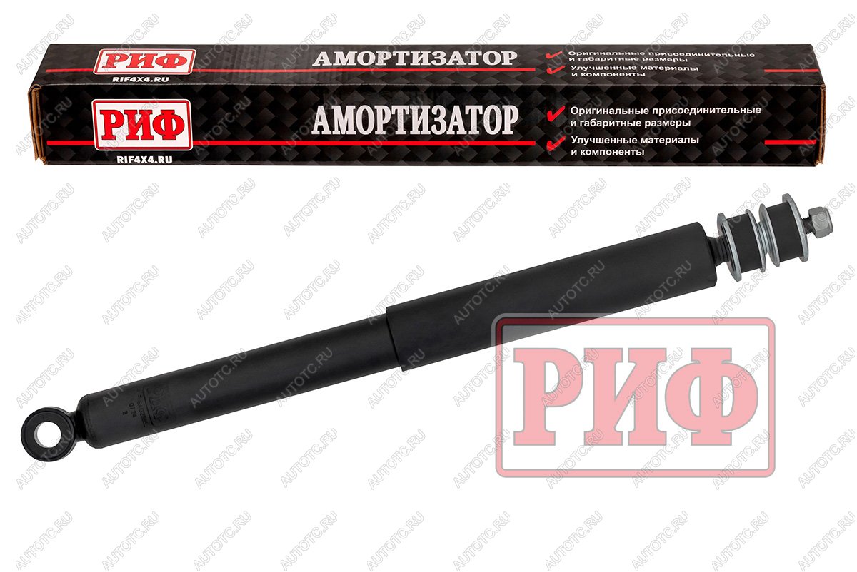 6 209 р. Амортизатор РИФ задний Toyota Land Cruiser 100 и 200 штатный  sag236sl  с доставкой в г. Кемерово