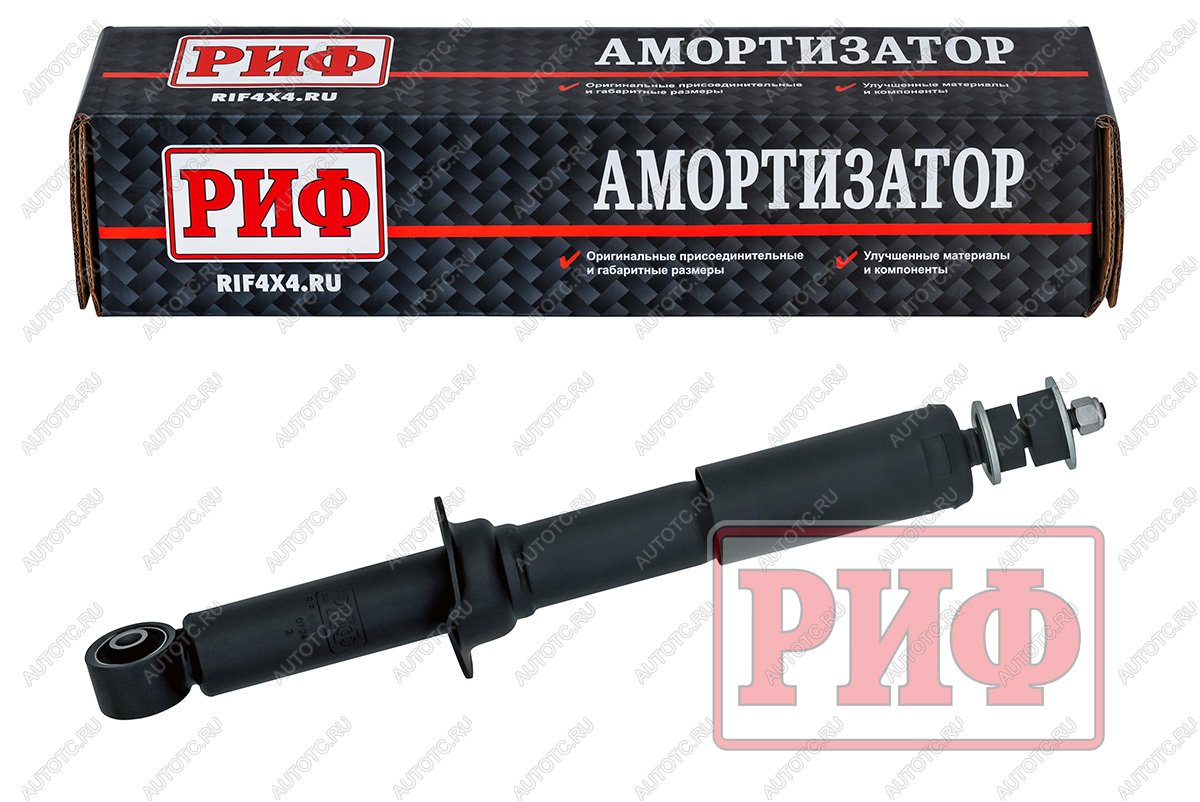 6 409 р. Амортизатор РИФ передний Toyota Land Cruiser Prado 9095, 4runner 1996-2002, штатный  sag244sl  с доставкой в г. Кемерово