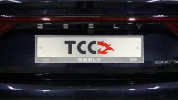 Рамка номерного знака (комплект)ТСС Тюнинг Geely Emgrand  SS11 (2021-2025) (нанесенная надпись Geely)