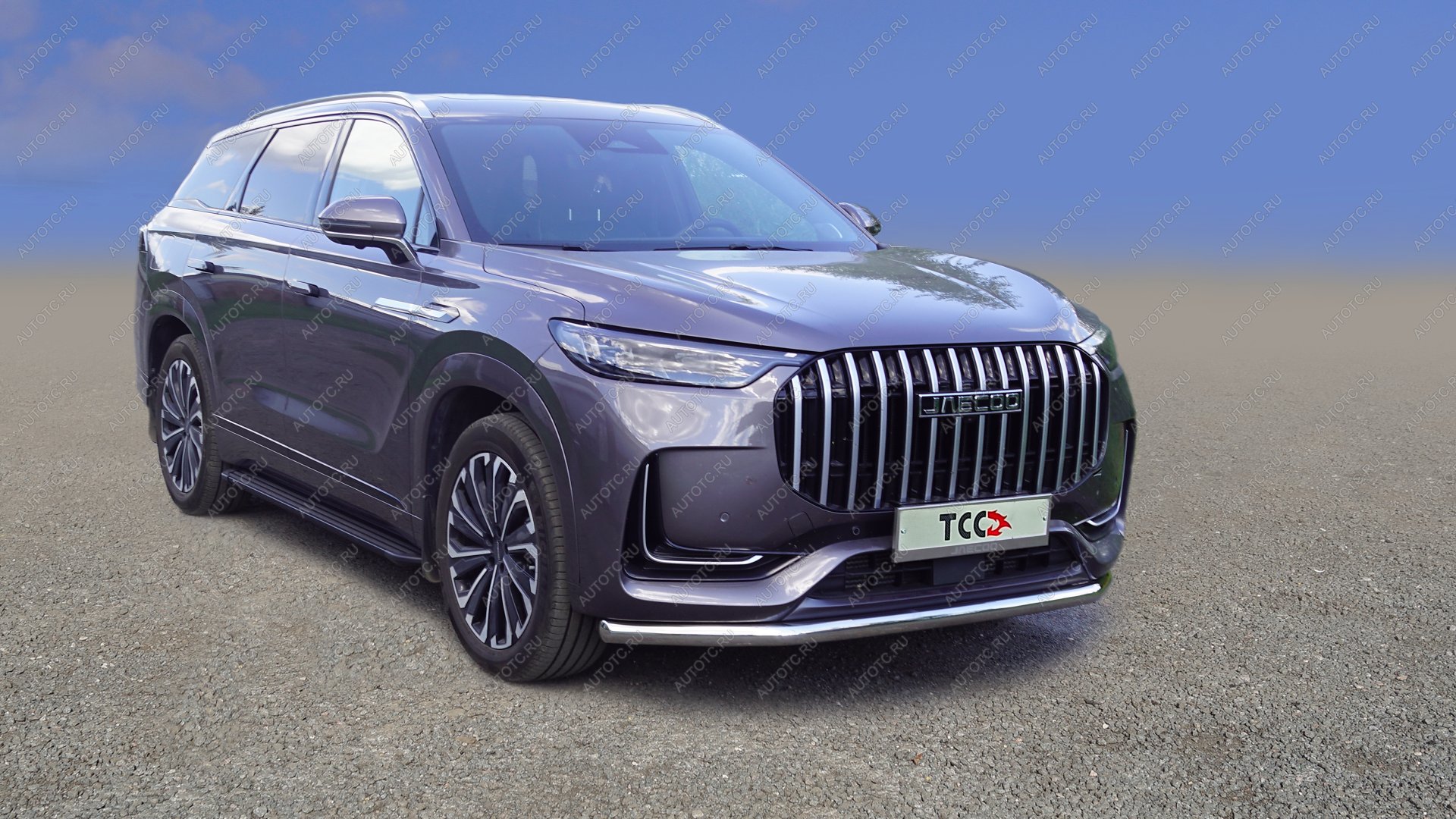 23 499 р. Защита передняя нижняя d60.3мм ТСС Тюнинг  JAECOO J8 (2024-2025) (нержавейка)  с доставкой в г. Кемерово