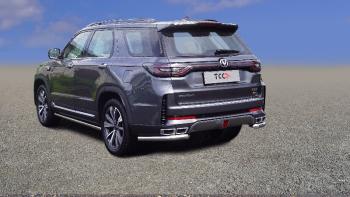 Защита задняя d60.3 мм (уголки) ТСС Тюнинг Changan CS95 (2023-2025) (нержавейка)
