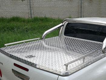 Крышка кузова ТСС Тюнинг JAC T9 (2021-2025) Pickup Double Cab (алюминий)
