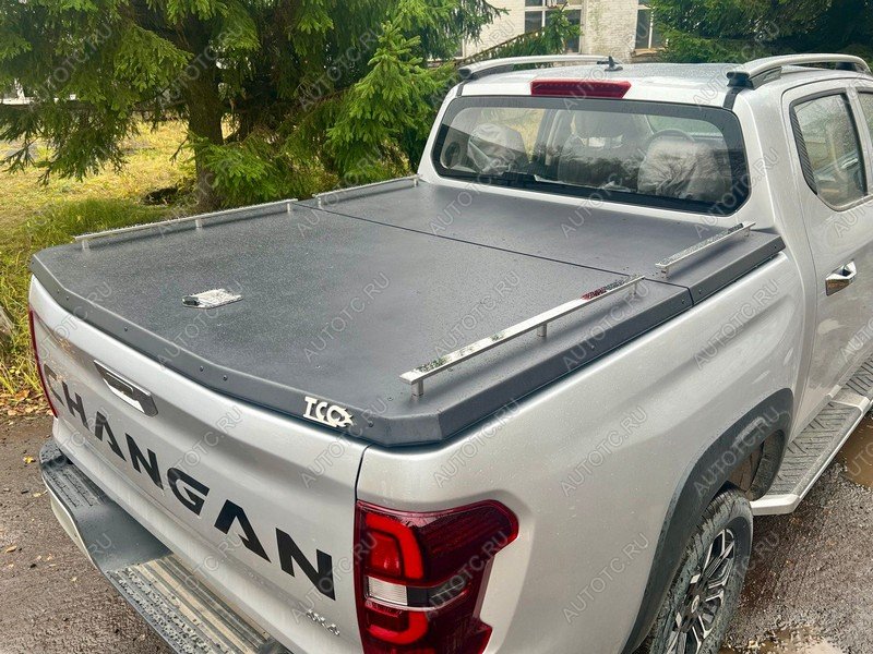 19 999 р. Рейлинги на крышку кузова (комплект Premium)(3.0D) ТСС Тюнинг  Isuzu D-Max  RG (2020-2023) DoubleCab (нержавеющая сталь)  с доставкой в г. Кемерово