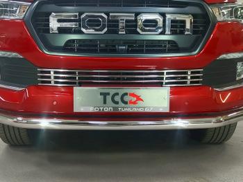 11 649 р.  ТСС Тюнинг FOTONTunland G7 2.0 Diesel АКПП 4WD 2024 - Решетка радиатора 12 мм  fottung72421  с доставкой в г. Кемерово. Увеличить фотографию 1