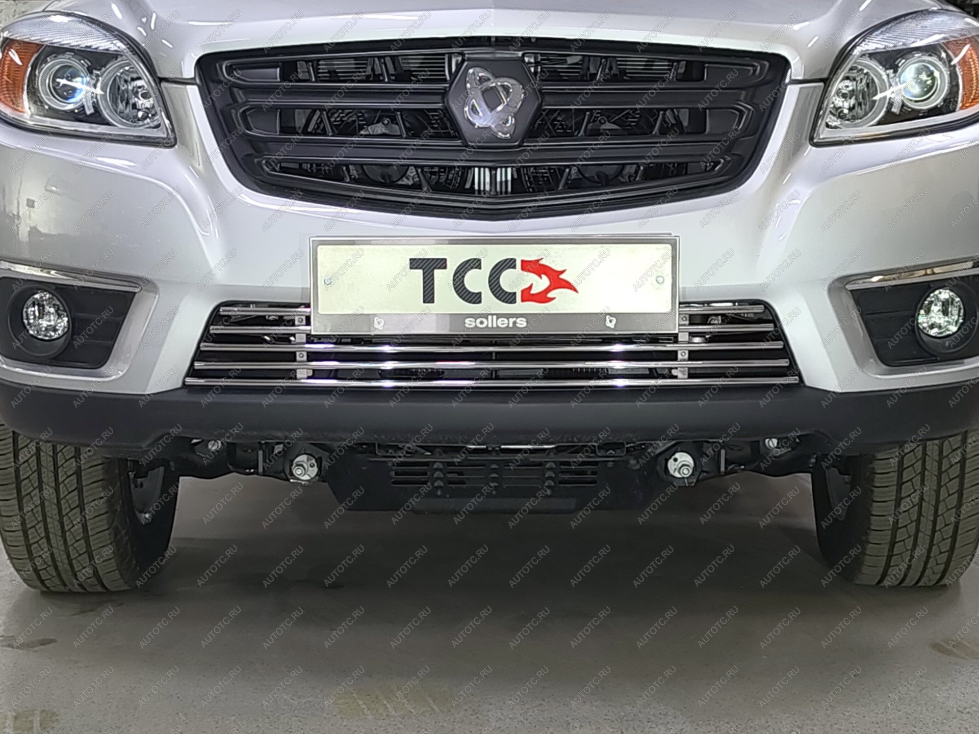 5 599 р.  ТСС Тюнинг SOLLERSST6 2023- - Решетка радиатора 12 мм  solst62313  с доставкой в г. Кемерово