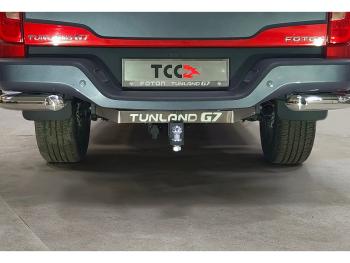 Фаркоп (тягово-сцепное устройство)(2.0 Diesel АКПП 4WD) ТСС Тюнинг Foton Tunland G7 (2022-2025) Double Cab (шар E, надпись Tunland G7)