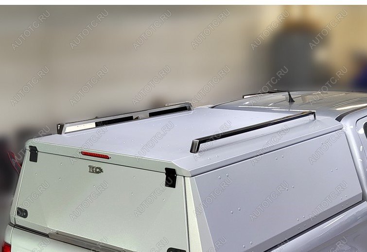 19 999 р. Рейлинг на крышу кунга (комплект Premium) ТСС Тюнинг  JAC T6 (2018-2024) пикап (нержавеющая сталь)  с доставкой в г. Кемерово