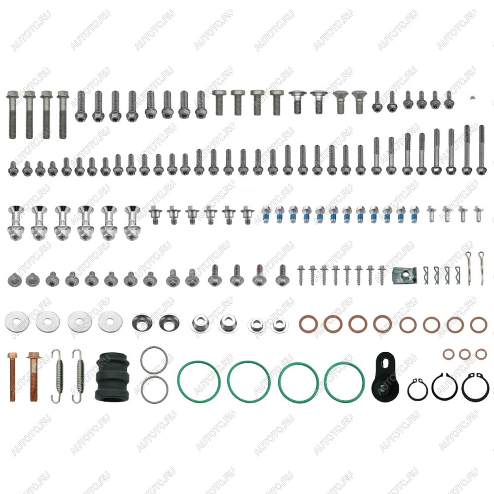 4 749 р. Комплект крепежа ACCEL KTM SX85 02-23, SX125 02-23, EXC125 02-16, SX150 09-23  bkp-502  с доставкой в г. Кемерово