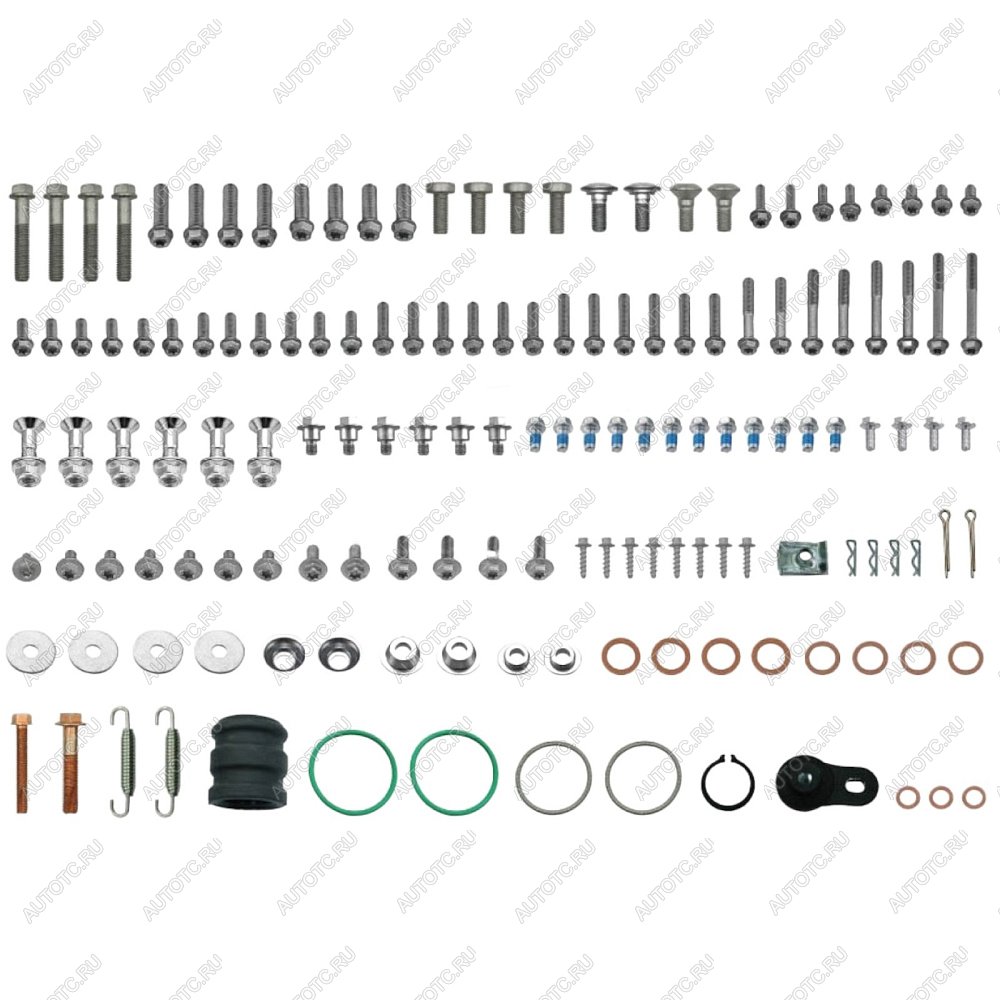 4 749 р. Комплект крепежа ACCEL KTM SX250 02-23, EXC250 02-23, EXC300 04-16, EXC200 02-16  bkp-501  с доставкой в г. Кемерово