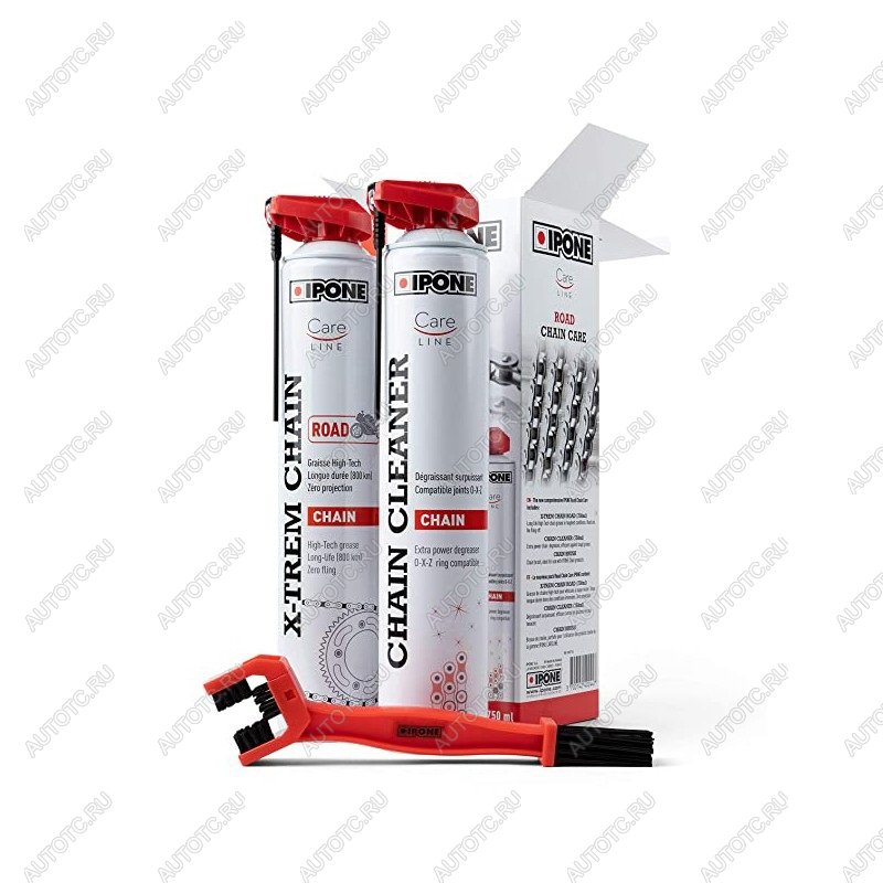 3 899 р. Смазка цепи+очиститель набор с щеткой X-TREM CHAIN ROAD 0,75л+0.75л.  пм-00030110  с доставкой в г. Кемерово