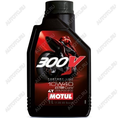 2 699 р. Масло Motul 300V 4T FL ROAD RACING 10W-40 1л.  пм-00005738  с доставкой в г. Кемерово
