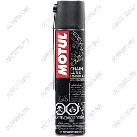 2 199 р. Смазка цепи Motul C4 Chain Lube Factory Line 0,4л.  пм-00005749  с доставкой в г. Кемерово