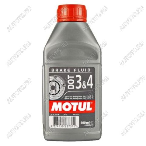 979 р. Гидравлическая жидкость Motul DOT 3 & 4 Brake Fluid 0,5л.  пм-00005752  с доставкой в г. Кемерово