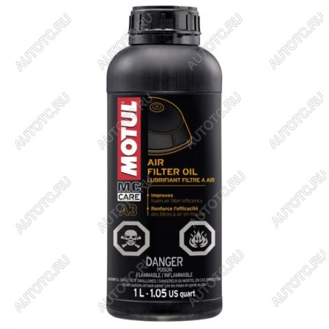 1 699 р. Смазка воздушного фильтра Motul A3 Air Filter Oil 1л.  пм-00018359  с доставкой в г. Кемерово