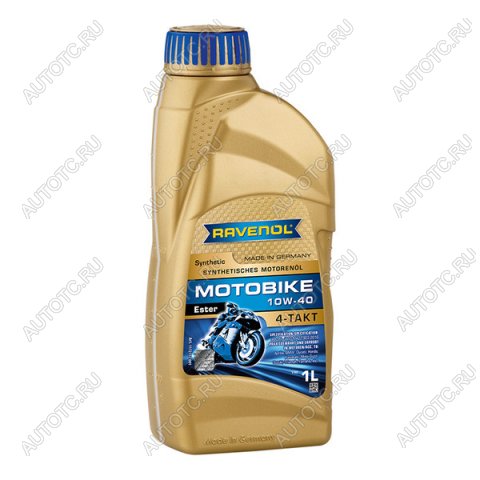 2 099 р. Моторное масло RAVENOL Motobike 4-T Ester 10W-40 (1л)  1172112-001-01-999  с доставкой в г. Кемерово