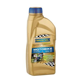 2 799 р. Моторное масло RAVENOL Motobike 4-T Racing 10W-50 (1л)  1171107-001-01-999  с доставкой в г. Кемерово. Увеличить фотографию 1