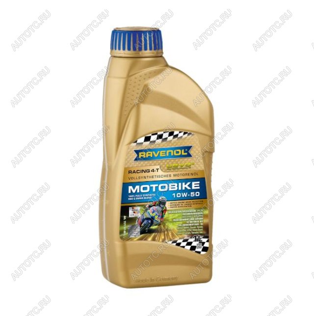 2 799 р. Моторное масло RAVENOL Motobike 4-T Racing 10W-50 (1л)  1171107-001-01-999  с доставкой в г. Кемерово