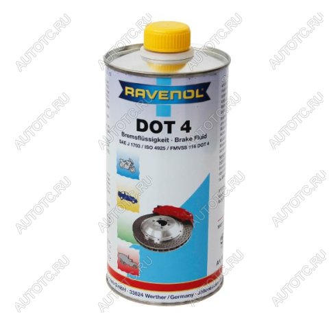 1 799 р. Тормозная жидкость RAVENOL DOT 4 (0.5л)  1350601-500-05-000  с доставкой в г. Кемерово