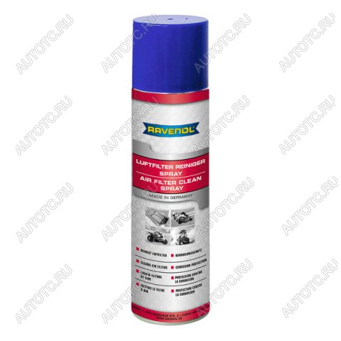 1 899 р. Очиститель воздушного фильтра RAVENOL Air Filter Clean-Spray (0.5)  1360302-500-05-000  с доставкой в г. Кемерово