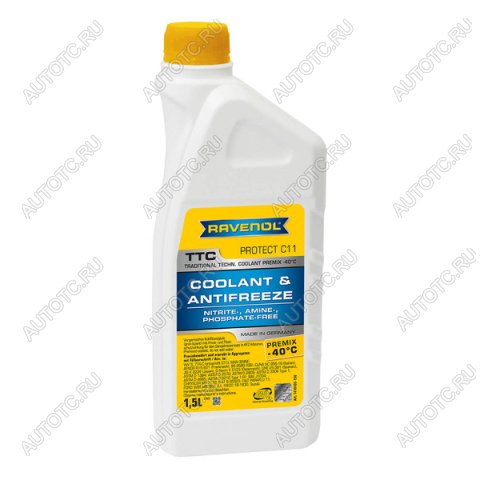 999 р. Антифриз RAVENOL TTC Protect C11 Premix (1,5л)  1410105-150-01-999  с доставкой в г. Кемерово