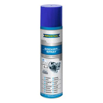769 р. Полироль для пластмасс RAVENOL Cockpit-Spray (0,4л)  1360031-400-05-000  с доставкой в г. Кемерово. Увеличить фотографию 1