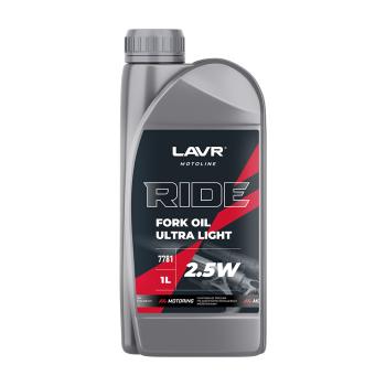 959 р. Вилочное масло LAVR MOTO FORK OIL 2,5W 1л  ln7781  с доставкой в г. Кемерово. Увеличить фотографию 1