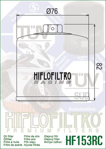 1 169 р. Масляный Фильтр HIFLO HF153RC  hf153rc  с доставкой в г. Кемерово. Увеличить фотографию 2