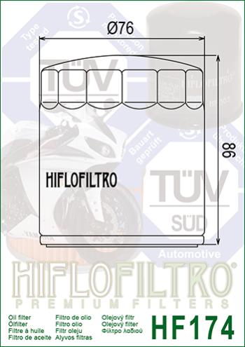 1 379 р. Масляный Фильтр HIFLO HF174C  hf174c  с доставкой в г. Кемерово. Увеличить фотографию 2