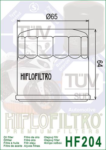 1 399 р. Масляный Фильтр HIFLO HF204C  hf204c  с доставкой в г. Кемерово. Увеличить фотографию 2